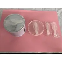 Fouchèt plastik transparan klas manje